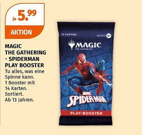 MAGIC THE GATHERING - SPIDERMAN PLAY BOOSTER