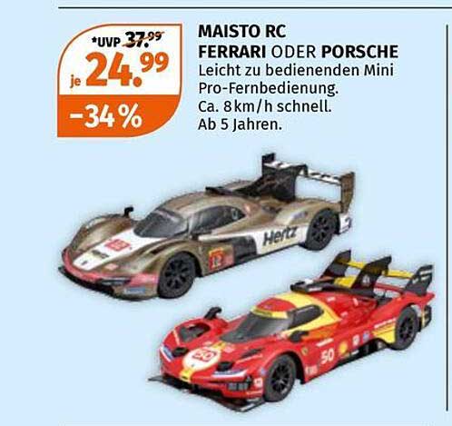 MAISTO RC Ferrari oder Porsche