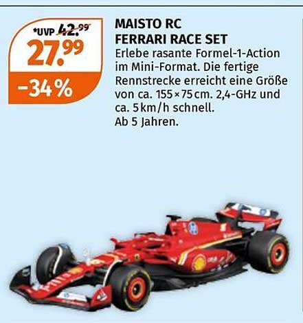MAISTO RC FERRARI RACE SET