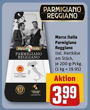 Marca Italia Parmigiano Reggiano – italienischer Hartkäse am Stück