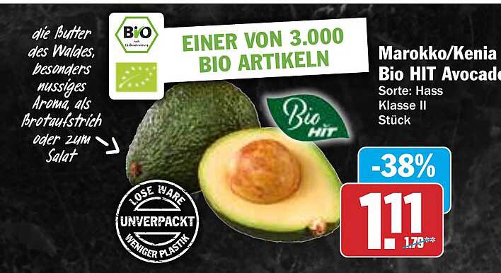 Marokko/Kenia Bio HIT Avocado