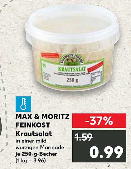 MAX & MORITZ FEINKOST Krautsalat 250 g