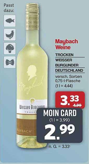 Maybach Weine - Trocken Weisser Burgunder Deutschland