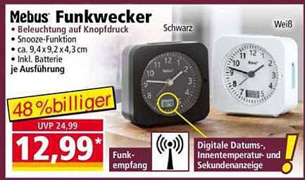 Mebus Funkwecker - Der perfekte Begleiter für Ihren Morgen