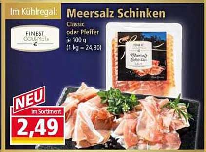 Meersalz Schinken - Classic oder Pfeffer je 100 g