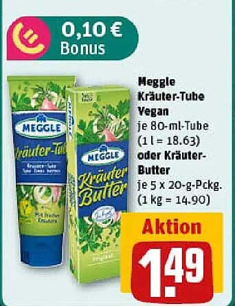 Meggle Kräuter-Tube Vegan