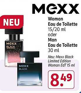 MEXX Black Eau de Toilette - Limited Edition