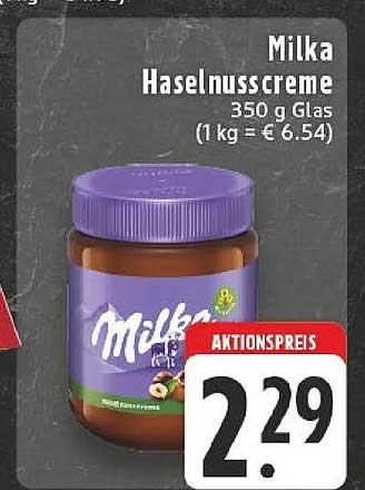 Milka Haselnusscreme 350 g Glas