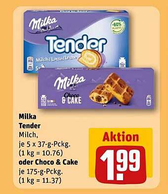 Milka Tender oder Choco & Cake - Aktionsangebot