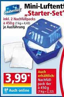 Mini-Luftentfeuchter "Starter-Set"