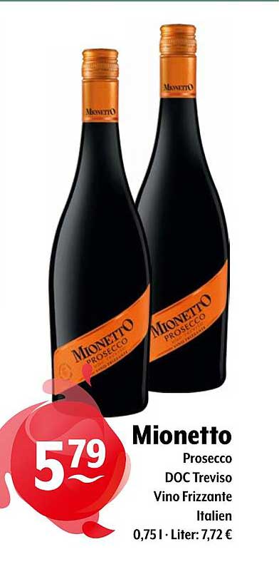 Mionetto Prosecco DOC Treviso Vino Frizzante