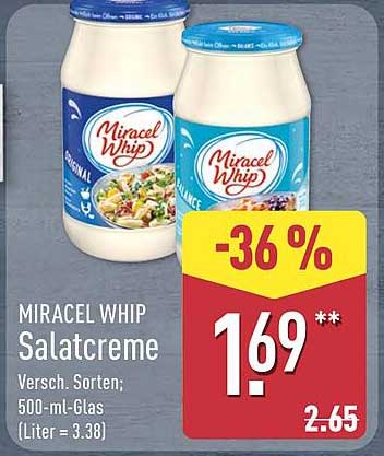 MIRACEL WHIP Salatcreme 500 ml - Vielseitiger Genuss zum Sparpreis