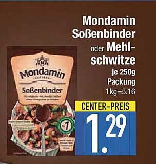 Mondamin Soßenbinder oder Mehlschwitze 250g