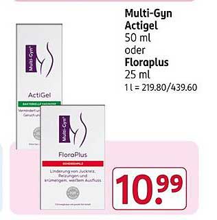 Multi-Gyn Actigel 50 ml oder Floraplus 25 ml