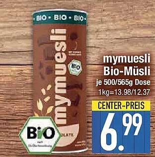 my muesli Bio-Müsli je 500/565g Dose