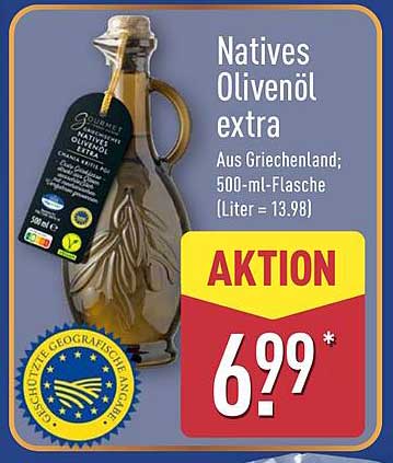 Natives Olivenöl extra aus Griechenland