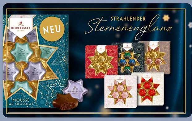 Niederegger Strahlender Sternenglanz Mousse au Chocolat