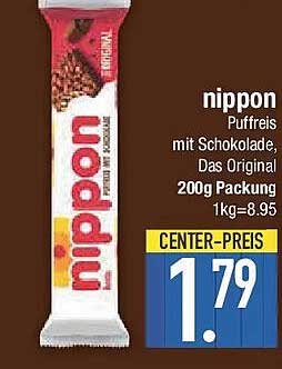nippon Puffreis mit Schokolade, Das Original - 200g Packung