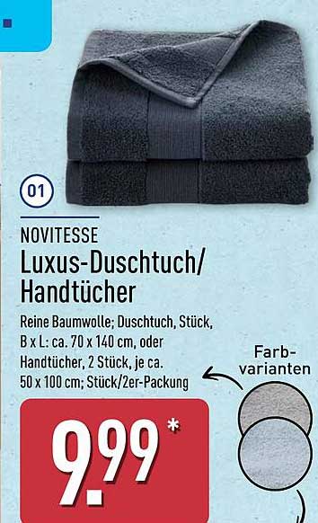 NOVITESS Luxus-Duschtuch/Handtücher