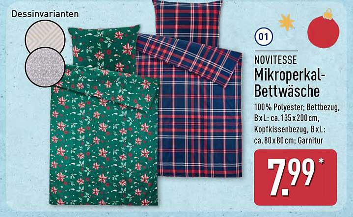 NOVITESSE Mikrop erk al-Bettwäsche