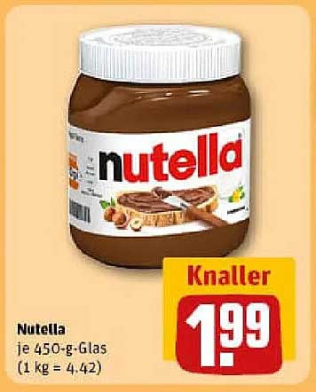 Nutella 450 g - Knallerpreis!