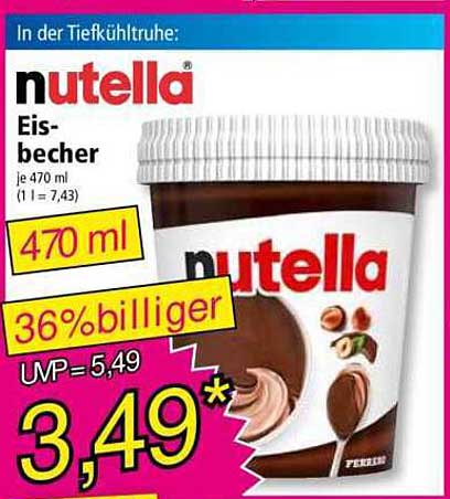 Nutella Eisbecher 470 ml