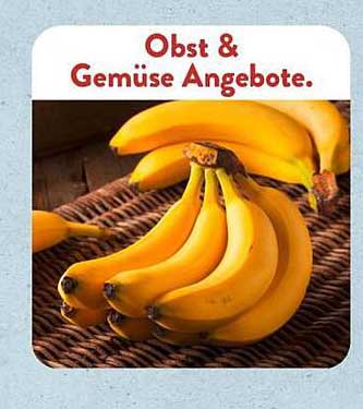 Obst & Gemüse Angebote – Bananen