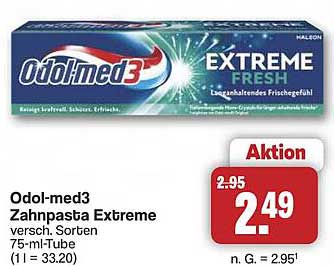 Odol-med3 Zahnpasta Extreme 75 ml
