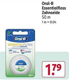 Oral-B Essentialfloss Zahnseide 50 m