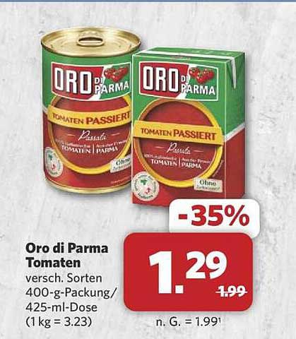 Oro di Parma Tomaten 400-g-Packung