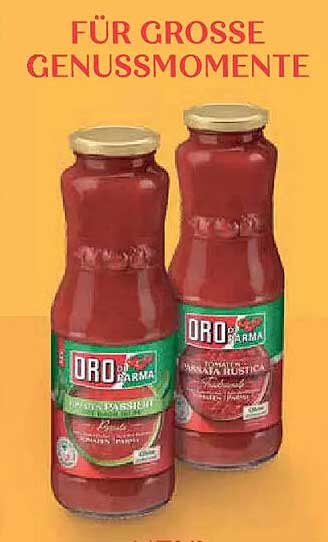 Oro di Parma Tomatensauce 680g – Der Hochgenuss für Ihre Küche