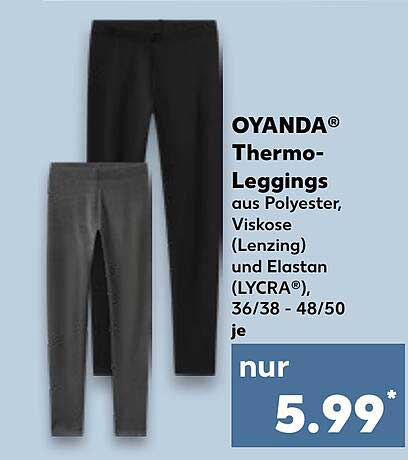 OYANDA® Thermo-Leggings - Komfort und Wärme zum kleinen Preis