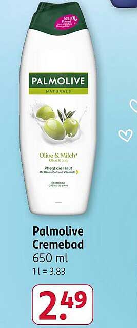 Palmolive Cremebad 650 ml - Olive & Milch