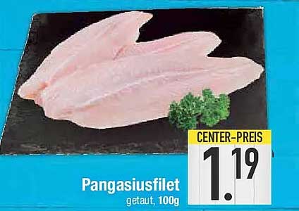 Pangasiusfilet, getaut, 100g