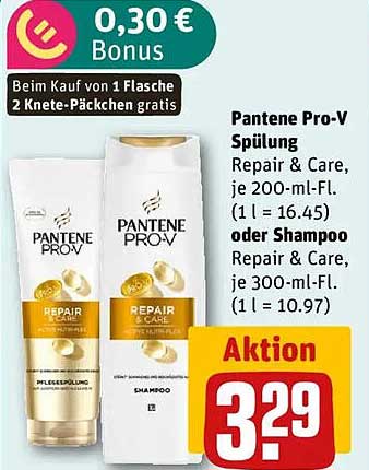 Pantene Pro-V Spülung Repair & Care oder Shampoo Repair & Care