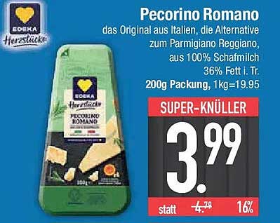 Pecorino Romano - das Original aus Italien