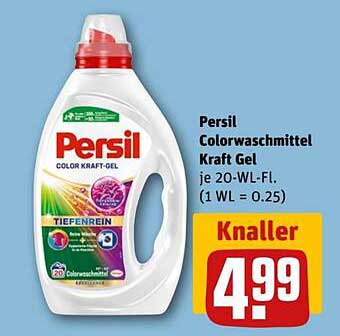 Persil Colorwaschmittel Kraft Gel je 20-WL-FL.