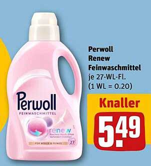 Perwoll Renew Feinwaschmittel je 27-WL-Fl.