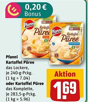 Pfanni Kartoffel Püree Aktion