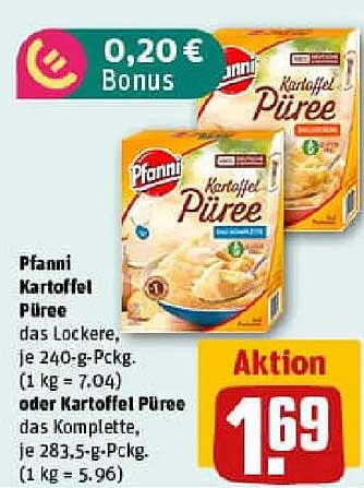 Pfanni Kartoffel Püree - Aktion!