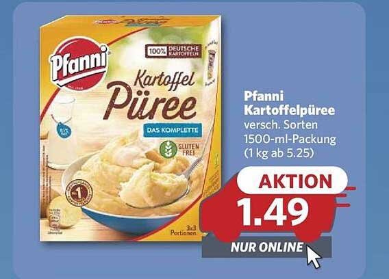 Pfanni Kartoffelpüree - Verschiedene Sorten 1500-ml-Packung