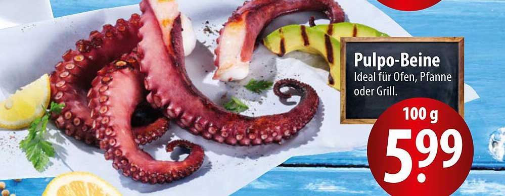 Pulpo-Beine - Ideal für Ofen, Pfanne oder Grill