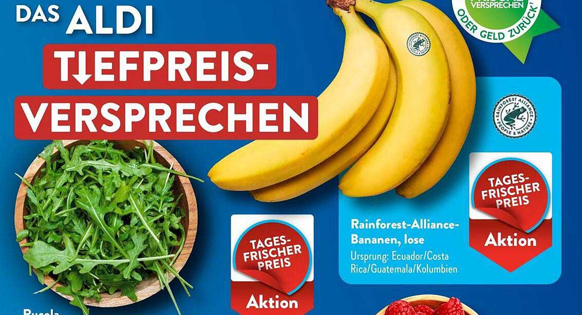 Rainforest-Alliance-Bananen, lose