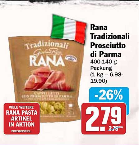 Rana Tradizionali Prosciutto di Parma 400 g