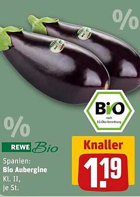 REWE Bio Aubergine Kl. II, je St.