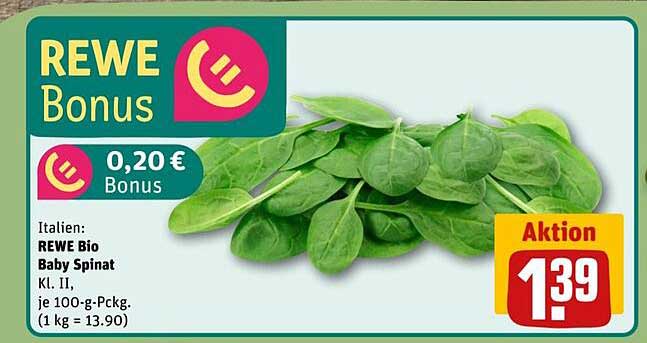 REWE Bio Baby Spinat