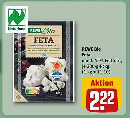 REWE Bio Feta 200 g