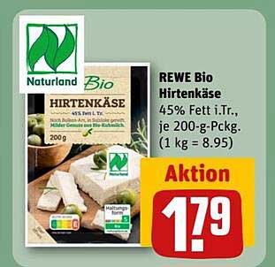 REWE Bio Hirtenkäse 200 g