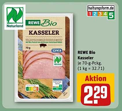REWE Bio Kasseler je 70-g-Pckg.