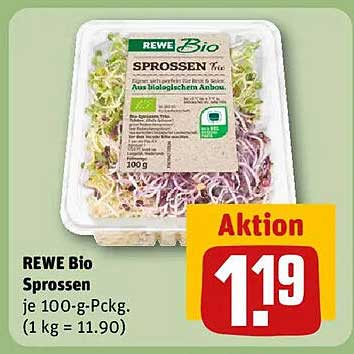 REWE Bio Sprossen je 100-g-Pckg.